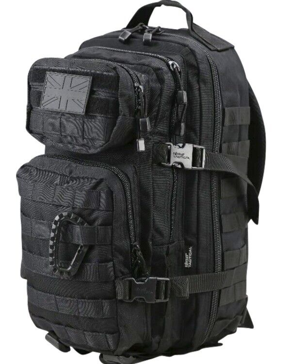 Variation-of-28L-Molle-Assault-Pack-Army-Cadet-Rucksack-3-Tier-Daysack-Bag-MTP-SAS-BLACK-CAMO-233451503909-e242