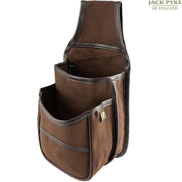 Variation-of-JACK-PYKE-CANVAS-CARTRIDGE-POUCH-BAG-x50-CAPACITY-BELT-ATTACH-SHOOTING-HUNTING-325519637209-a566
