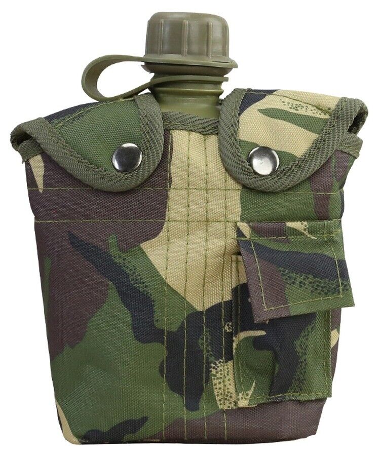 Variation-of-Military-Water-Bottle-amp-Pouch-I039m-a-Celeb-Style-KIDS-CAMPING-CANTEEN-Army-Camo-225794896029-4339