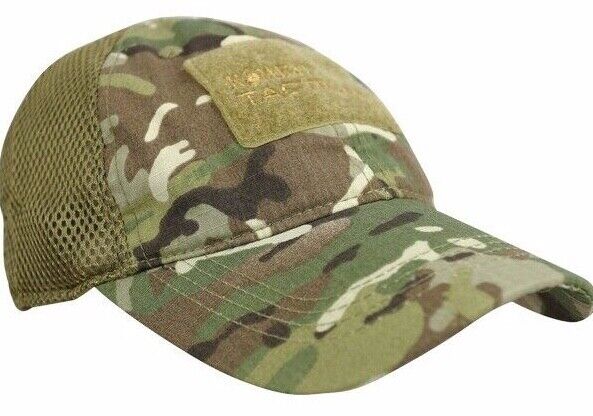 Variation-of-TACTICAL-FLEXI-FIT-MESH-CAP-ARMY-CAMO-SAND-BLACK-BASEBALL-HAT-RIPSTOP-PATCH-235393620739-7399